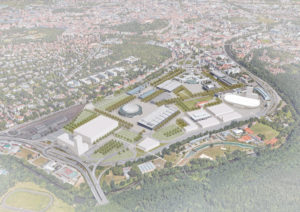 Vizualizace záměrů v areálu