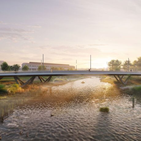 Nový most přes řeku Svitavu