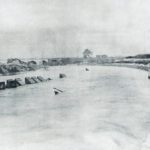 Zaplavená lokomotiva, povodeň v roce 1926