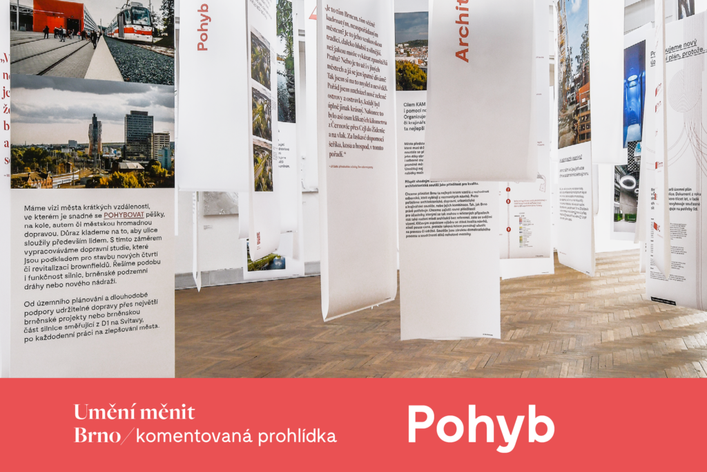 Komentovaná prohlídka: Umění měnit Brno na téma POHYB