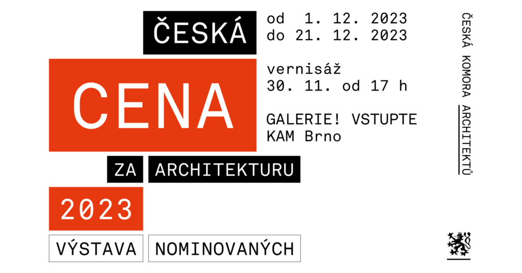 Výstava: Česká cena za architekturu 2023