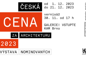 Výstava: Česká cena za architekturu 2023