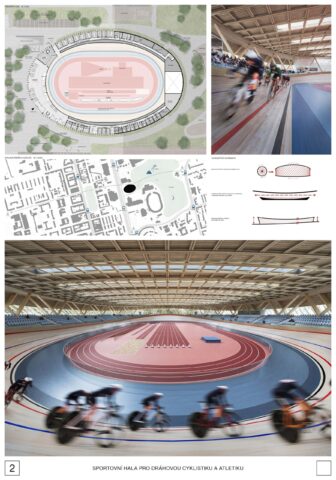 Sportovní hala pro dráhovou cyklistiku a atletiku - ov architekti, s.r.o.