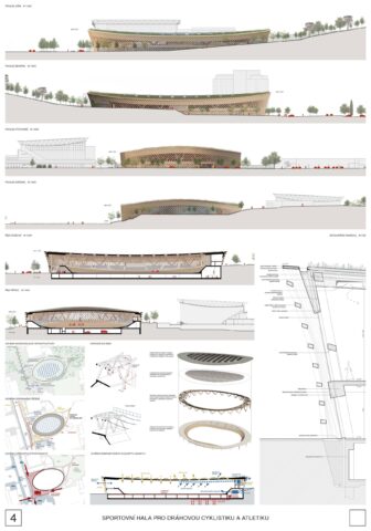 Sportovní hala pro dráhovou cyklistiku a atletiku - ov architekti, s.r.o.