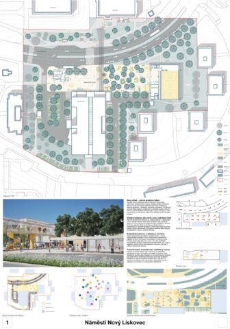 Náměstí Nový Lískovec - Onswerk architecten, Ondřej Pecháček, Matouš Pluhař