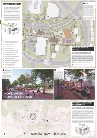 Náměstí Nový Lískovec - UNIT architekti ve spolupráci se Symbio Studio a Ecoten