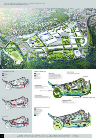 Areál brněnského výstaviště a navazujících území - ARCHTEAM PROJEKTOVÁ KANCELÁŘ, s.r.o. a RadaArchitekti s.r.o.