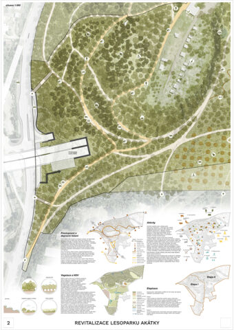 Revitalizace lesoparku Akátky - Till Rehwaldt / Rehwaldt Landscape Architects