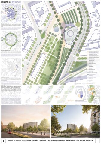 Nová budova Magistrátu města Brna / New Building of the Brno City Municipality - M2AU s.r.o., C&S Architects Ltd.