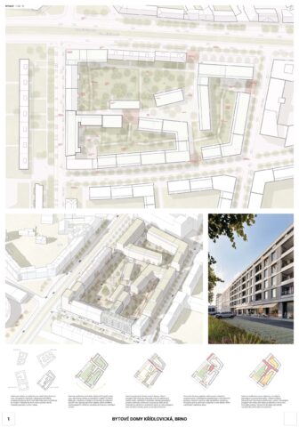 Bytové domy Křídlovická, Brno - KOTA atelier s.r.o.