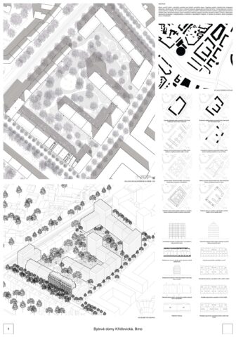 Bytové domy Křídlovická, Brno - FENOMEN SPACE s.r.o.